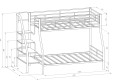 Двухъярусная кровать Толедо-1Я Двухъярусная кровать Толедо-1Я