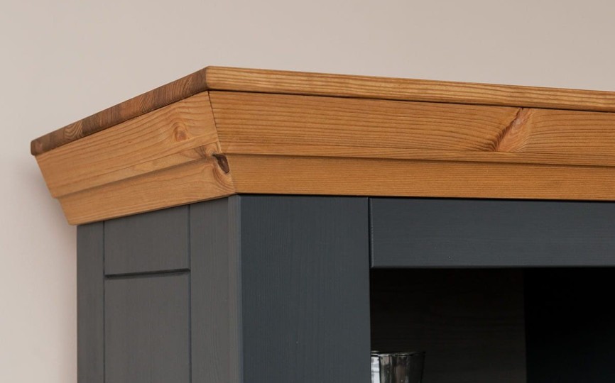 Комод Форест Графит, 2 двери и полки