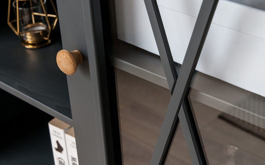 Комод Форест Графит, 2 двери и полки