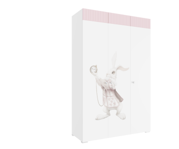 Шкаф трехдверный Алиса, штанга и полки Шкаф трехдверный Алиса, штанга и полки