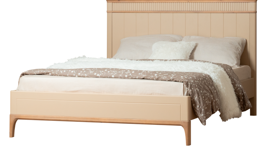 Кровать Грета №7, 11, верх с фрезеровкой