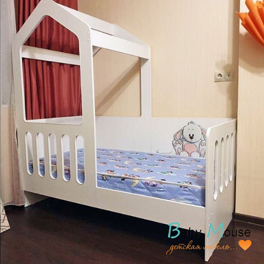 Кровать угловая 160х80 с ящиком (белая) ДС-15/1