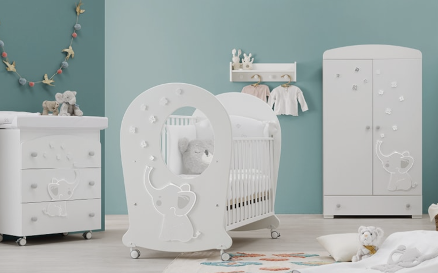 Детская комната Erbesi Elly, кроватка с окном (Эрбеси Элли)