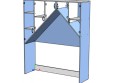 Шкаф-ниша (Мост надкроватный) Нордик (большой) НД-08