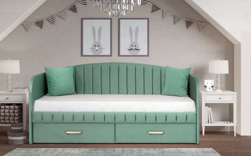 Кровать "София" полоса дуга