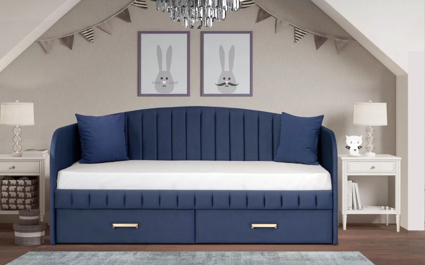 Кровать "София" полоса дуга