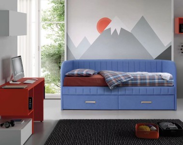 Кровать "София" полоса прямая