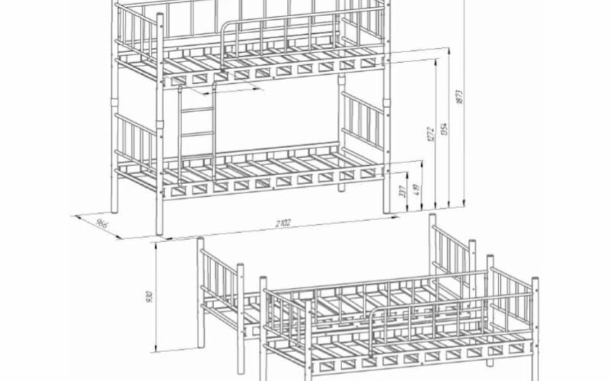 Кровать Мальта (нижняя)