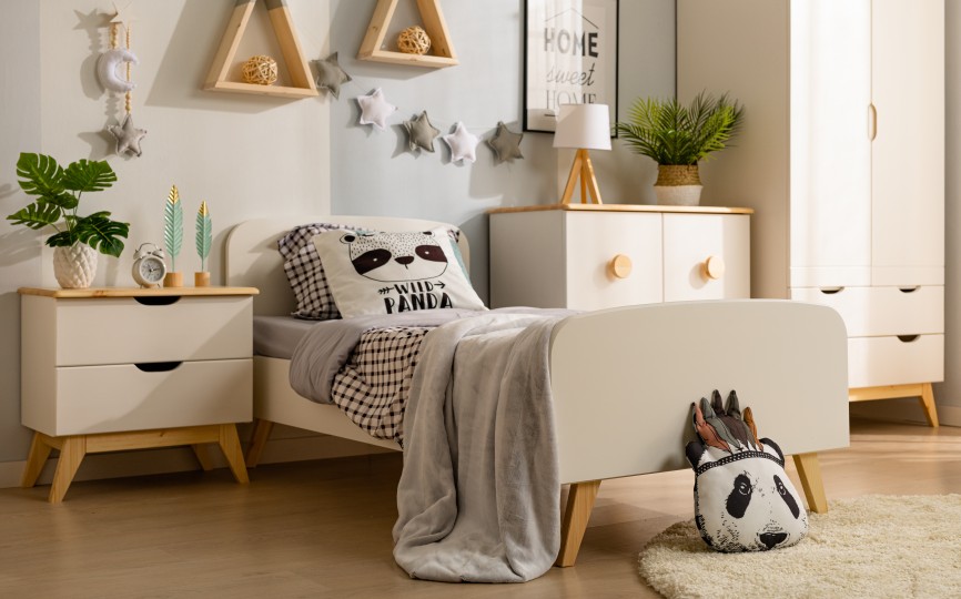 Кровать со сплошным изголовьем Тимберика Кидс N30 Кровать со сплошным изголовьем Тимберика Кидс N30