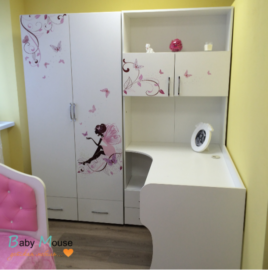 Стеллаж угловой "Фея" в детскую