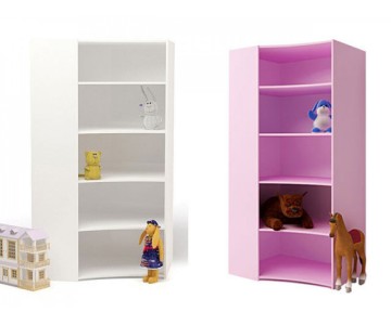 Стеллаж угловой "Фея" в детскую