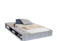 Кровать выдвижная с полочками "Trio" 190х90 см, T-1305