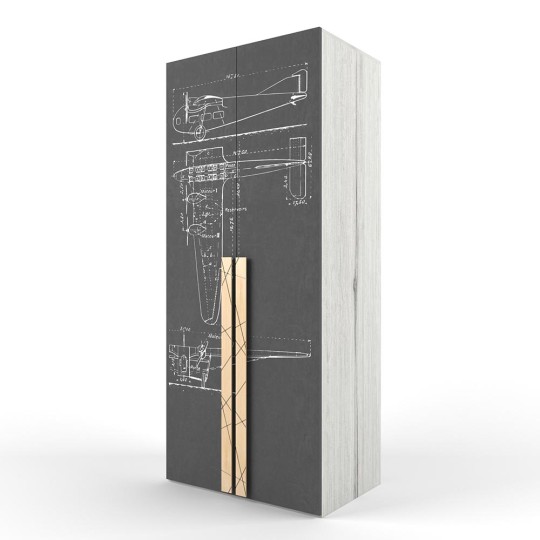 Шкаф "Нью Тон Грэй"