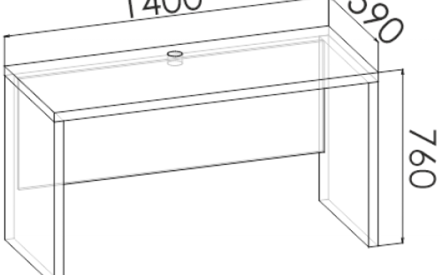 Стол прямой "Смарти" 