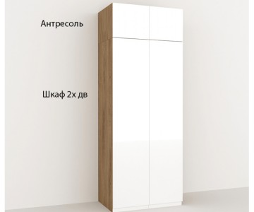 Антресоль к 2-дверному шкафу Crisp