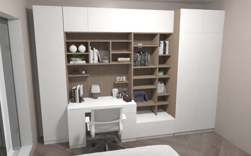 Антресоль к 2-дверному шкафу Crisp