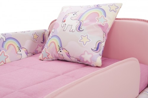 Кроватка с мягкими бортиками "Иви" Единороги