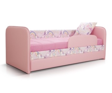 Кроватка с мягкими бортиками "Иви" Единороги