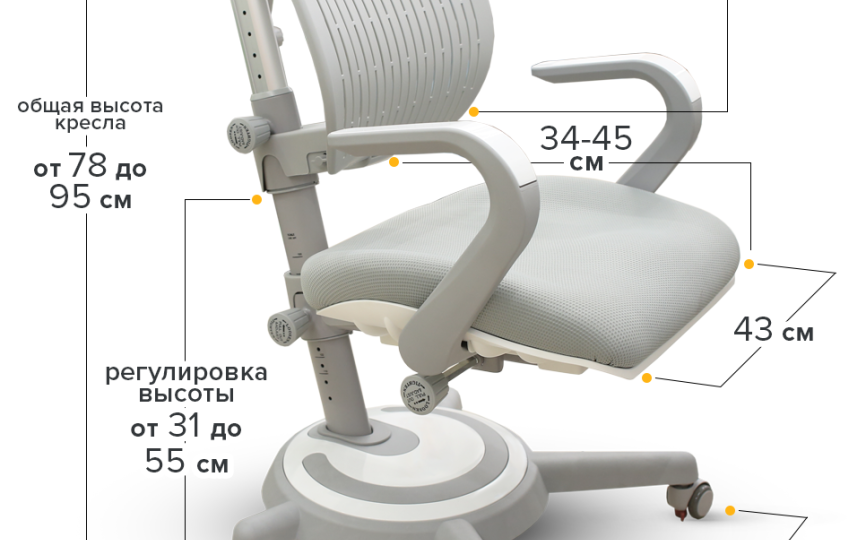 Детское ортопедическое кресло Mealux Ergoback (Y-1020)