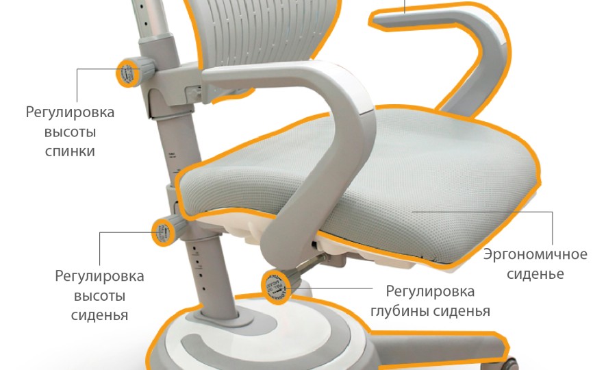 Детское ортопедическое кресло Mealux Ergoback (Y-1020)