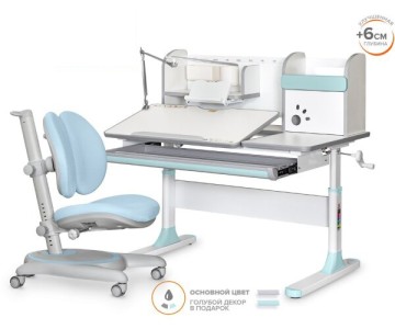 Комплект парта Vancouver Multicolor + кресло Ortoback Duo (BD-620 + Y-510 Duo)