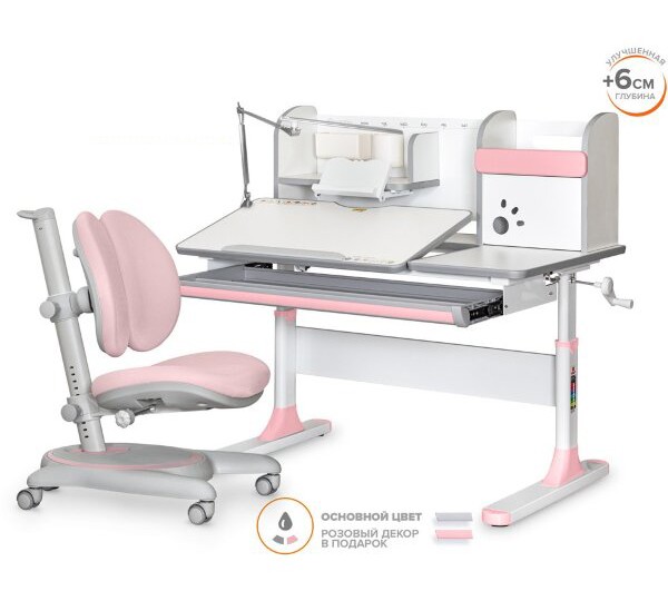 Комплект парта Vancouver Multicolor + кресло Ortoback Duo (BD-620 + Y-510 Duo)