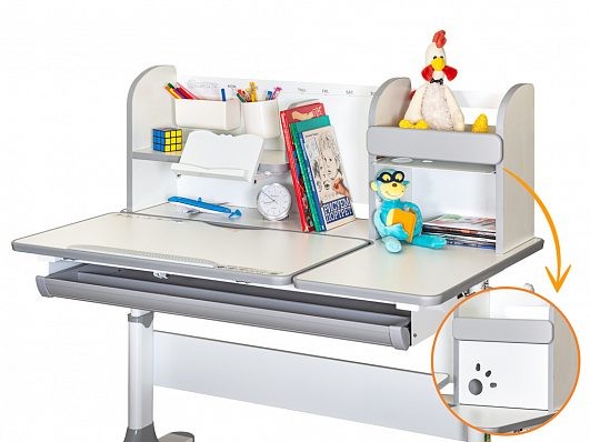 Комплект парта Vancouver Multicolor + кресло Ortoback Duo (BD-620 + Y-510 Duo)