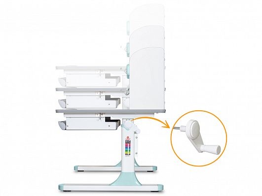 Комплект парта Vancouver Multicolor + кресло Ortoback Duo (BD-620 + Y-510 Duo)