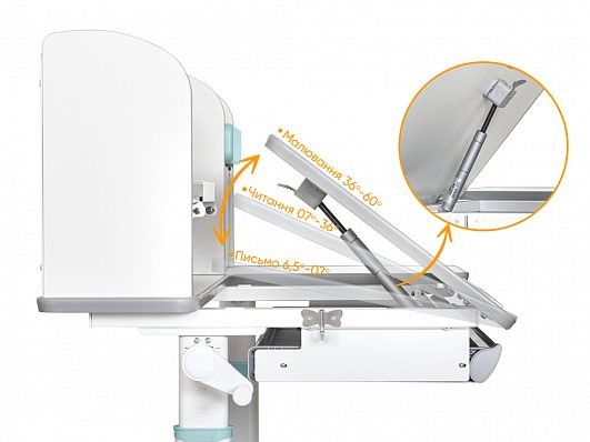 Комплект парта Vancouver Multicolor + кресло Ortoback Duo (BD-620 + Y-510 Duo)