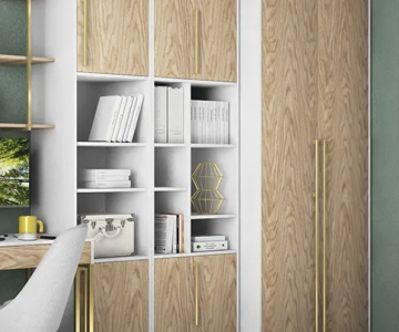 Комплект шкафов Тури Белый для подростковой комнаты