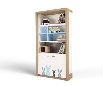 Стеллаж широкий MIX BUNNY голубой Стеллаж широкий MIX BUNNY голубой