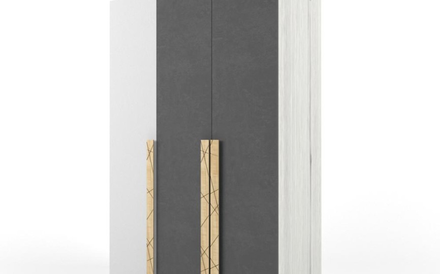 Шкаф 3-х створчатый "Нью Тон Грэй"