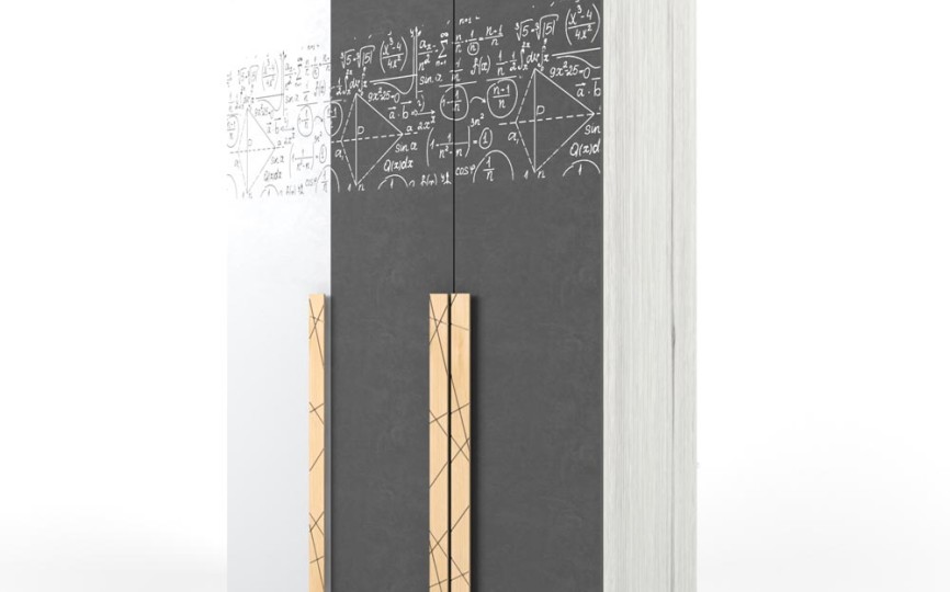 Шкаф 3-х створчатый "Нью Тон Грэй"