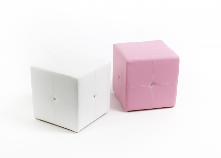 Пуф квадратный Advesta со стразами Сваровски для девочки