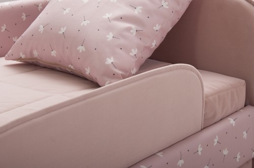 Кроватка с мягкими бортиками "Иви" Ткань-Принт DAISY