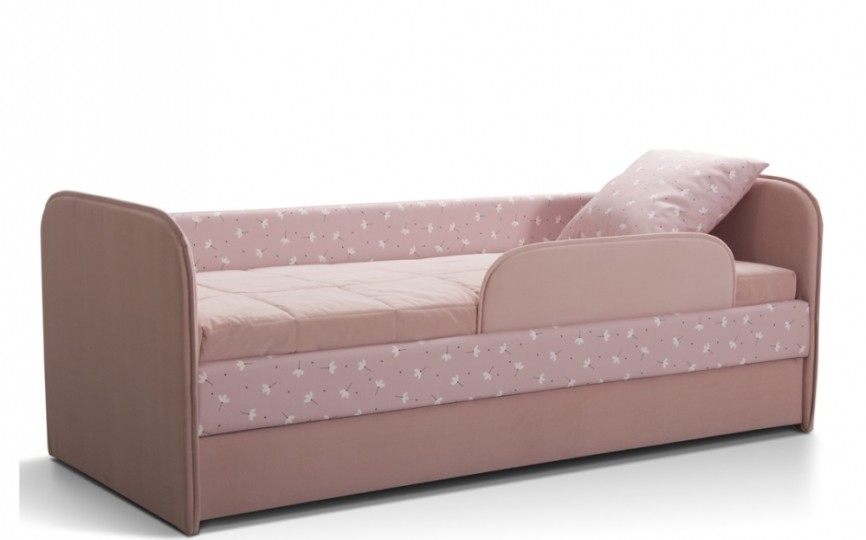 Кроватка с мягкими бортиками "Иви" Ткань-Принт DAISY