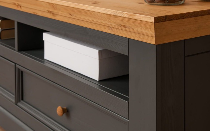 Тумба под ТВ Форест Графит, 2 ящика Тумба под ТВ Форест Графит, 2 ящика