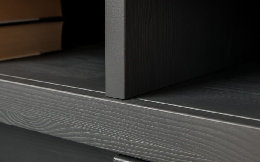 Тумба под ТВ Форест Графит, 2 ящика Тумба под ТВ Форест Графит, 2 ящика