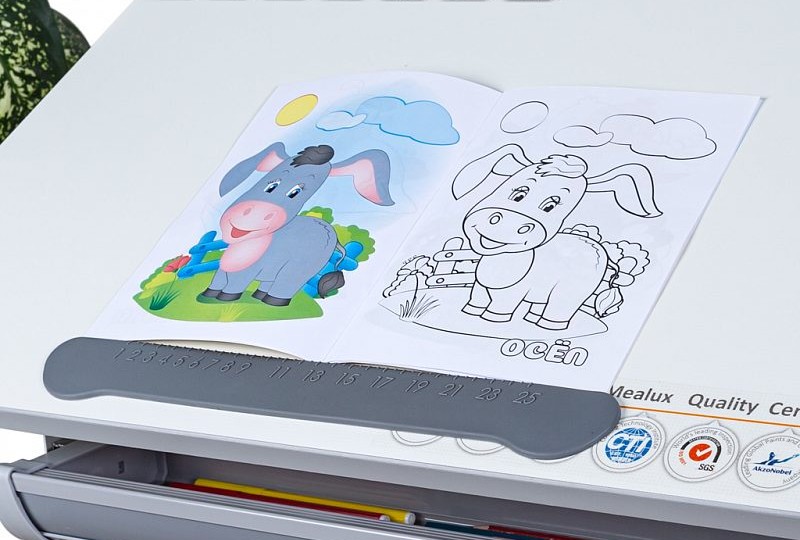 Комплект парта Hamilton Multicolor + кресло Ortoback (BD-680 + Y-508)