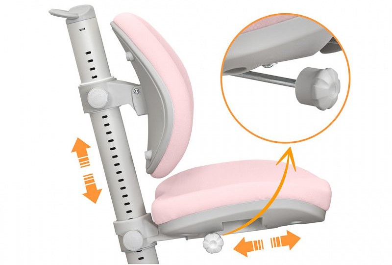 Комплект парта Hamilton Multicolor + кресло Ortoback (BD-680 + Y-508)