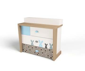 Комод MIX BUNNY голубой Комод MIX BUNNY голубой