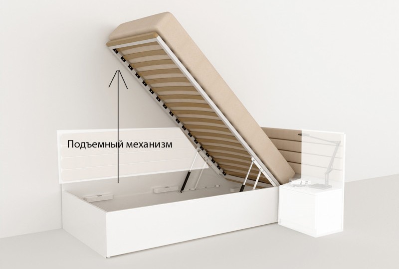 Кровать Crisp с тумбой