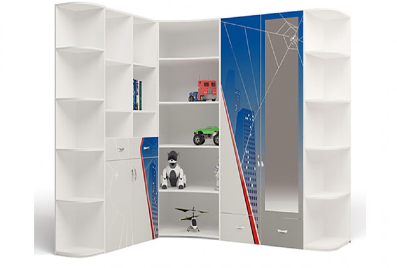 Угловой терминал к узкому стеллажу