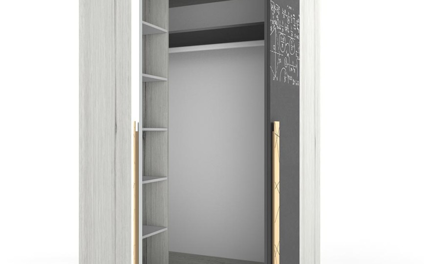 Шкаф угловой "Нью Тон Грэй"