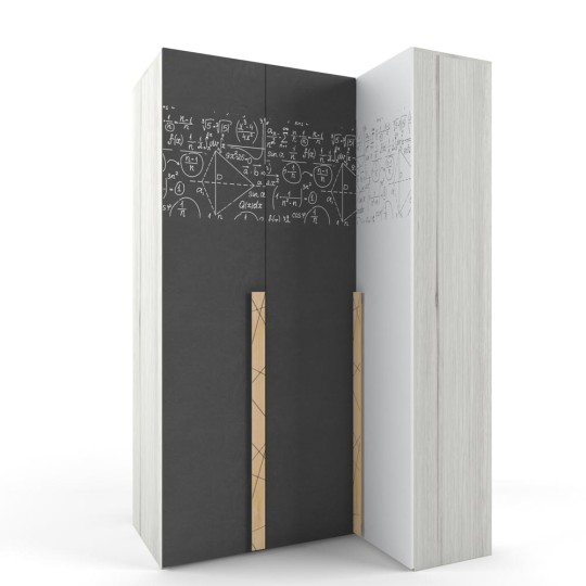 Шкаф угловой "Нью Тон Грэй"