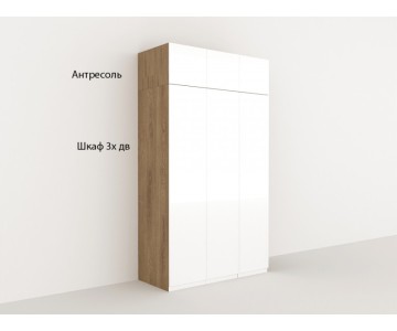 Антресоль к 3-дверному шкафу Crisp