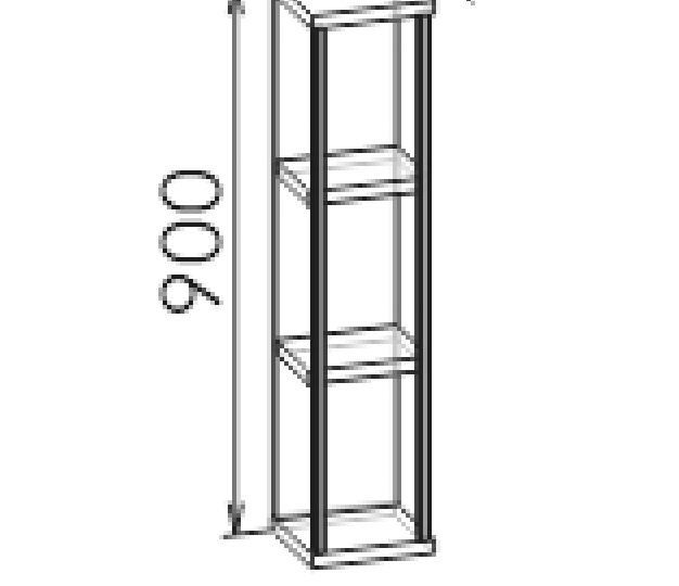 Полка навесная Колледж НП1
