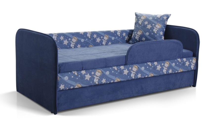 Кроватка с мягкими бортиками "Иви" Космонавт Кроватка с мягкими бортиками "Иви" Космонавт