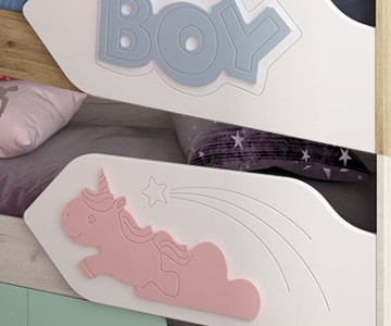 Бортик нижний для ДН-84, Единорожек или Boy