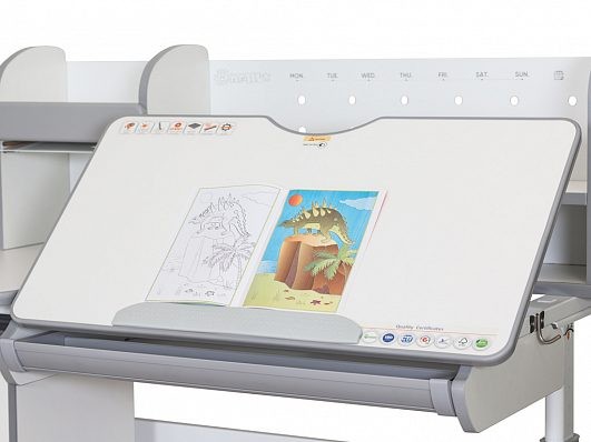 Комплект парта Hamilton Multicolor + кресло Ortoback Duo (BD-680 + Y-510 Duo)